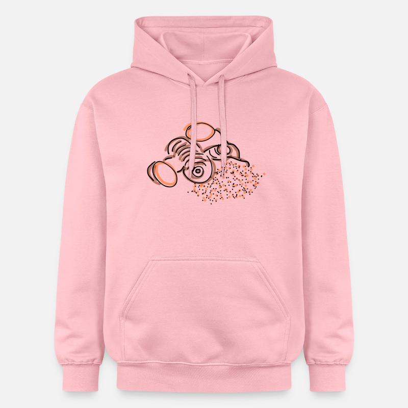 curcuma - Sweat à capuche Softstyle® Gildan Unisexe - rose clair
