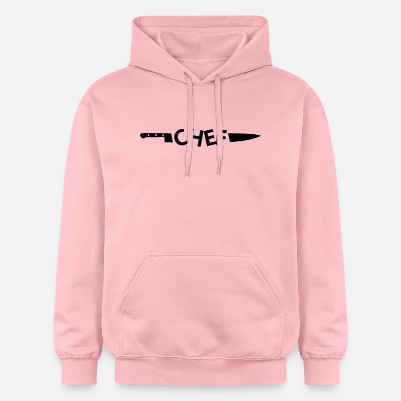 Chef couteau - Sweat à capuche Softstyle® Gildan Unisexe - rose clair