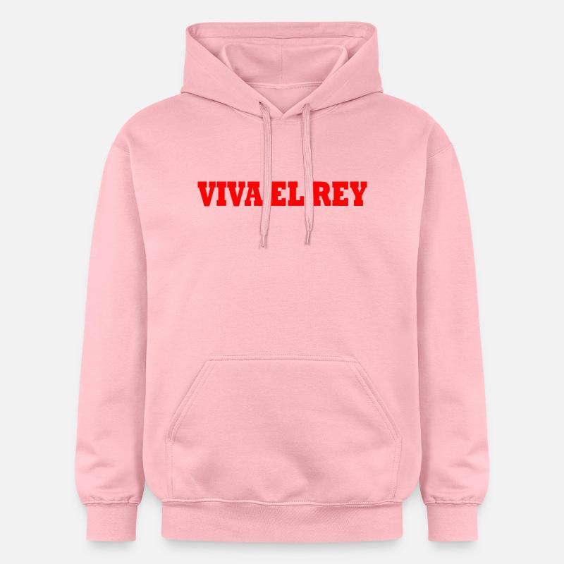 Viva el rey - Sweat à capuche Softstyle® Gildan Unisexe - rose clair
