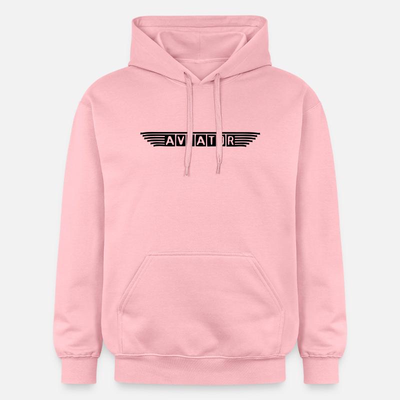 aviator_vec_1 fr - Sweat à capuche Softstyle® Gildan Unisexe - rose clair