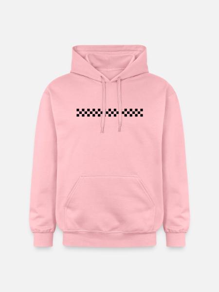 Caro 1 Warnbalken - Gildan Unisex Softstyle® Midweight Hoodie - Hellrosa