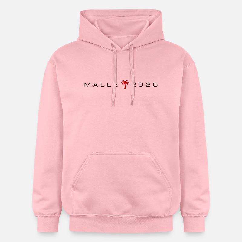 Malle 2025 Palmier - Sweat à capuche Softstyle® Gildan Unisexe - rose clair