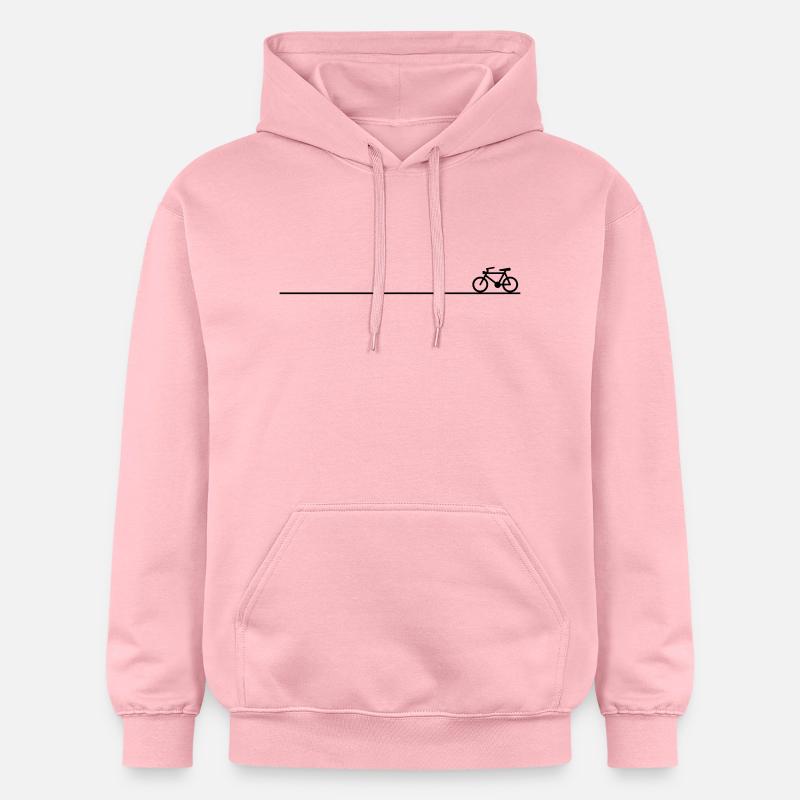 Vélo - Sweat à capuche Softstyle® Gildan Unisexe - rose clair