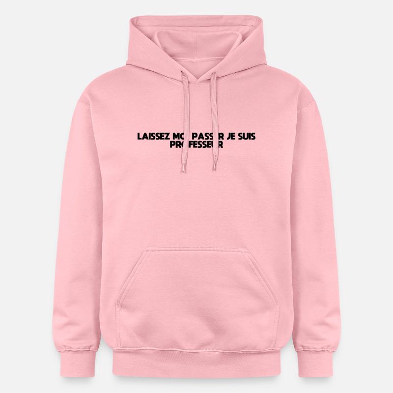 Laissez-Moi passer, je suis professeur - Sweat à capuche Softstyle® Gildan Unisexe - rose clair