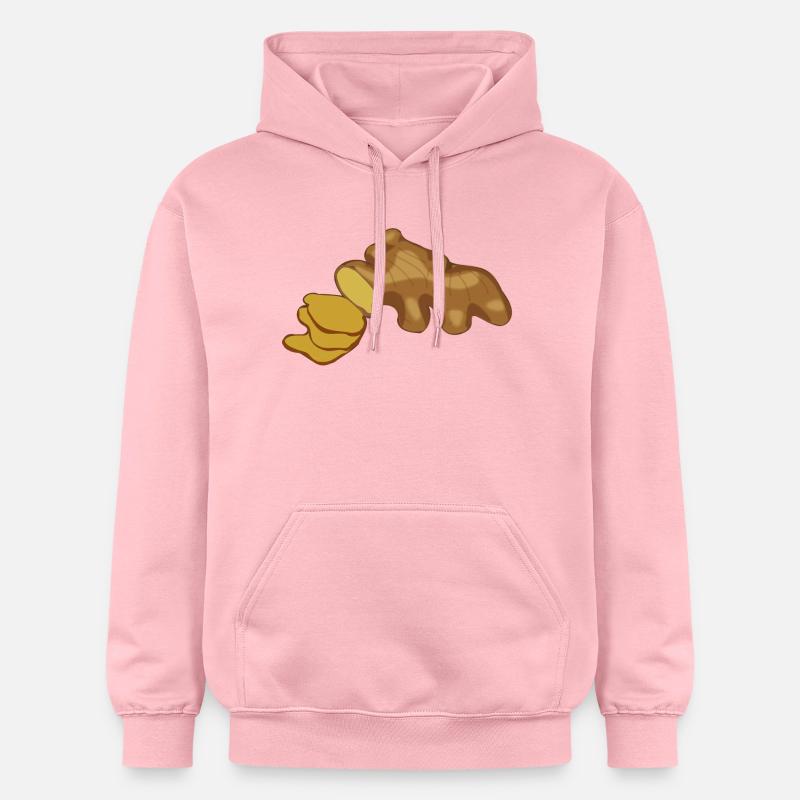 ginger ingwer veggie gemuese vegetable1 - Sweat à capuche Softstyle® Gildan Unisexe - rose clair