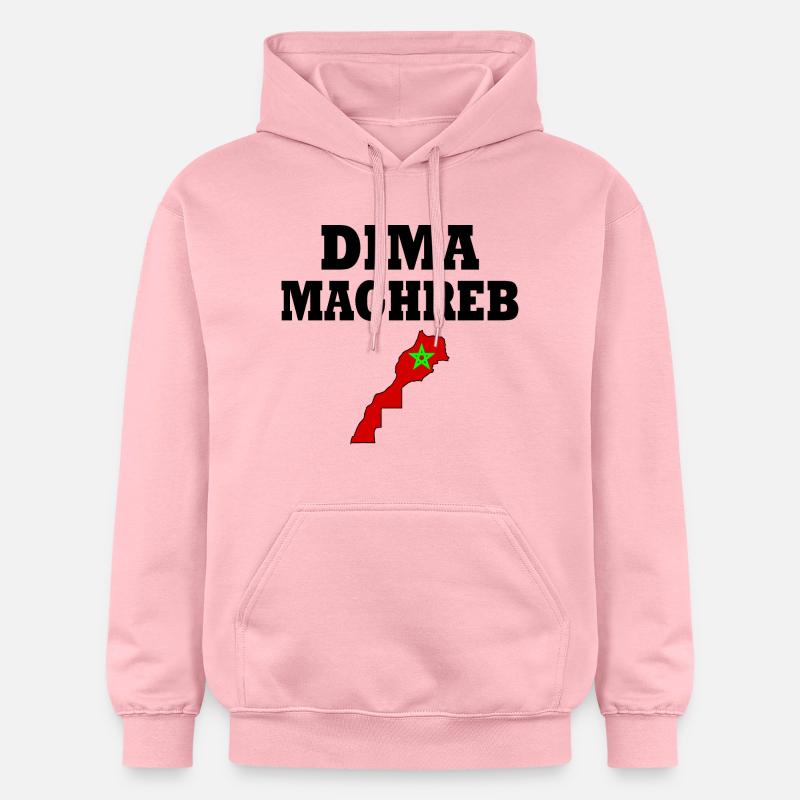 Dima maghreb - Sweat à capuche Softstyle® Gildan Unisexe - rose clair