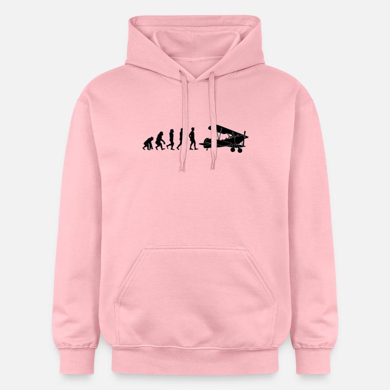pilote évolution - Sweat à capuche Softstyle® Gildan Unisexe - rose clair