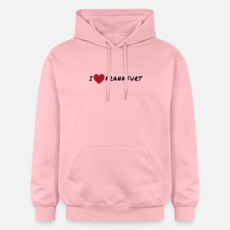 j'aime Francfort - Sweat à capuche Softstyle® Gildan Unisexe - rose clair