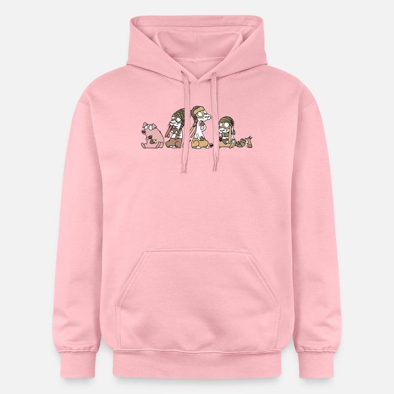 Pepparkakor - Sweat à capuche Softstyle® Gildan Unisexe - rose clair