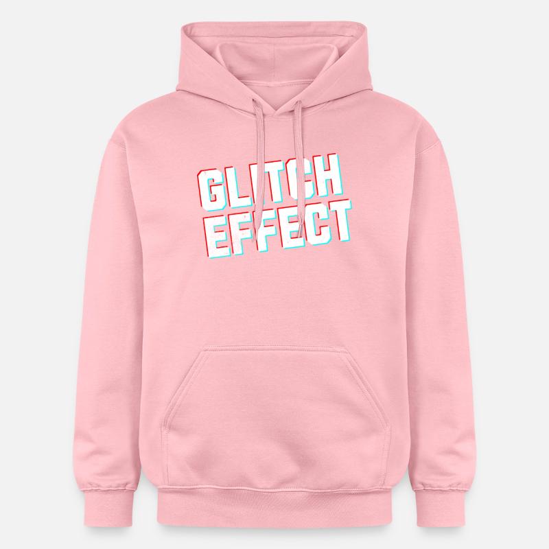 Gamer Glitch Effect Sweat à capuche - Sweat à capuche Softstyle® Gildan Unisexe - rose clair