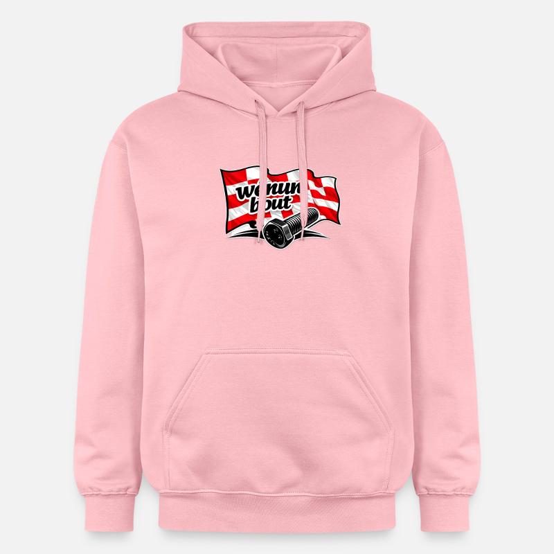 Wè nun bout - Sweat à capuche Softstyle® Gildan Unisexe - rose clair