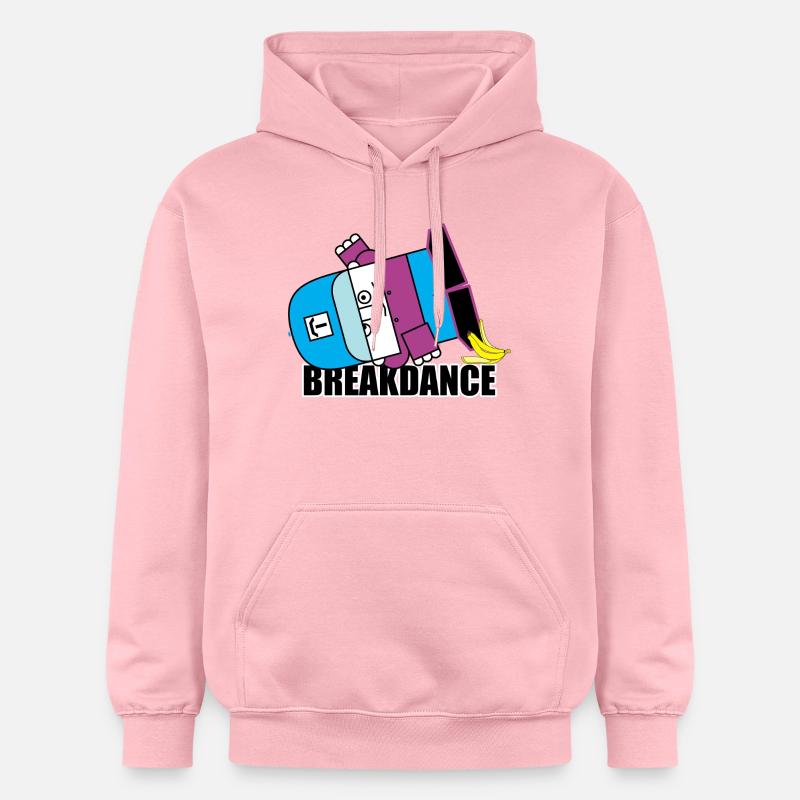 Bot de breakdance banane - Sweat à capuche Softstyle® Gildan Unisexe - rose clair