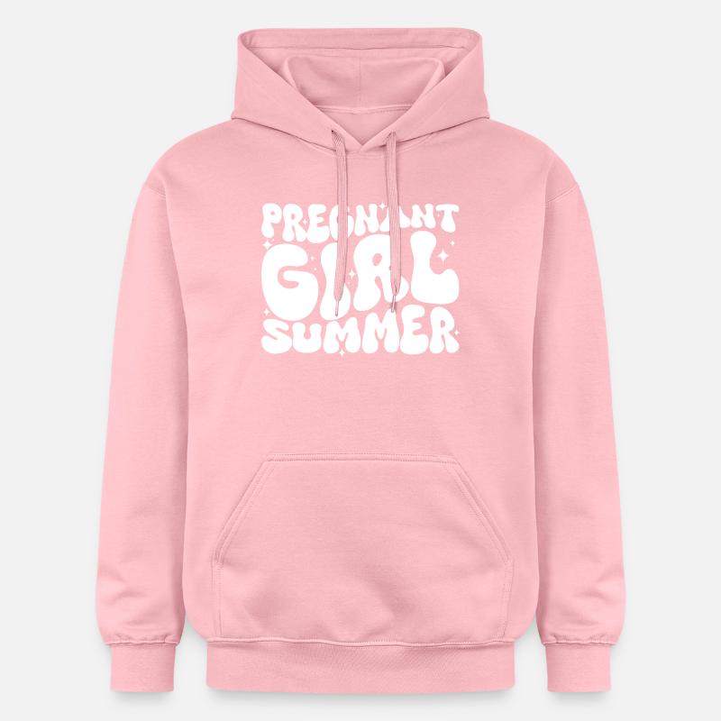 Fille enceinte Été - Sweat à capuche Softstyle® Gildan Unisexe - rose clair