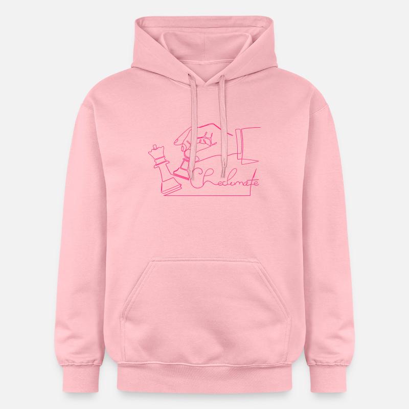 Checkmate!!! - Sweat à capuche Softstyle® Gildan Unisexe - rose clair