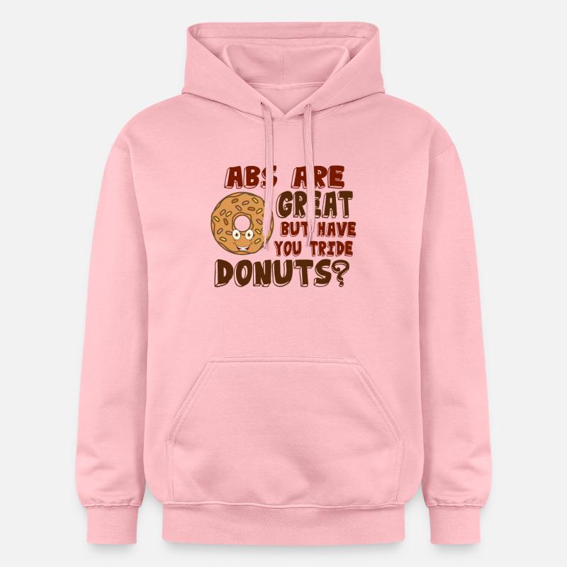 Donat abs - Bluza z kapturem typu unisex Gildan Softstyle® Midweight - jasnoróżowy