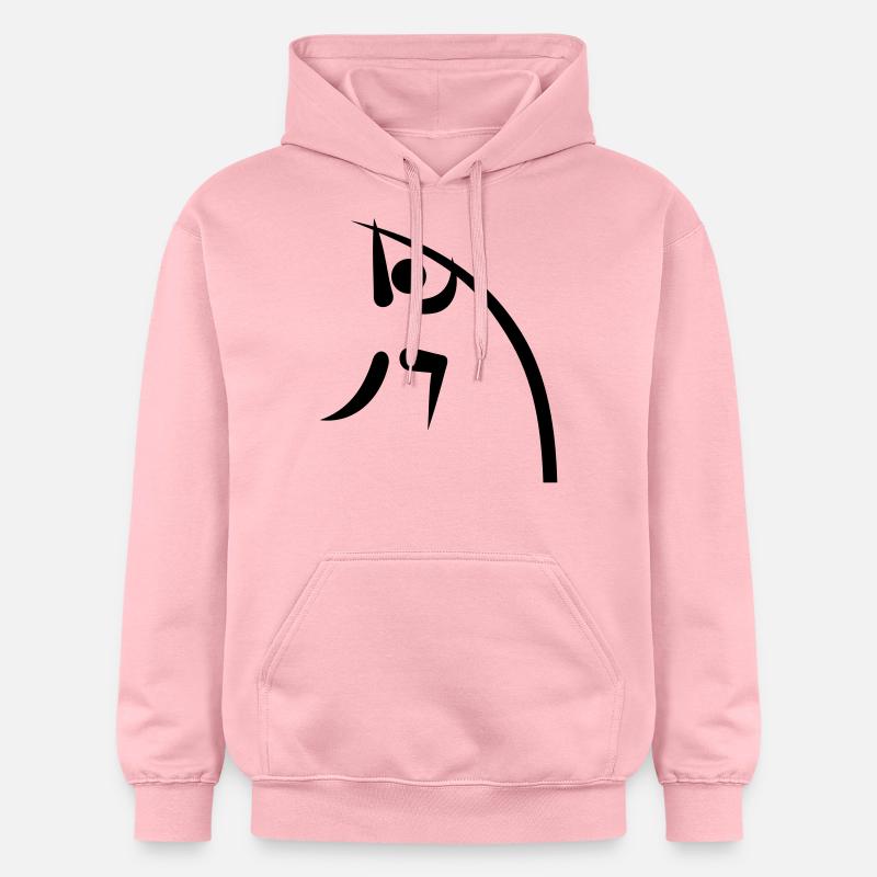 Saut à la perche - Sweat à capuche Softstyle® Gildan Unisexe - rose clair