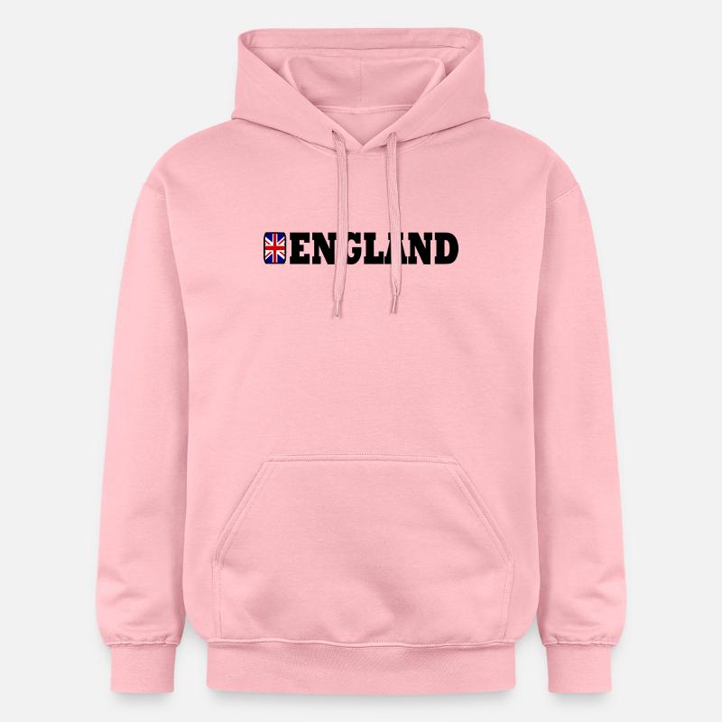 Union Jack - Sweat à capuche Softstyle® Gildan Unisexe - rose clair