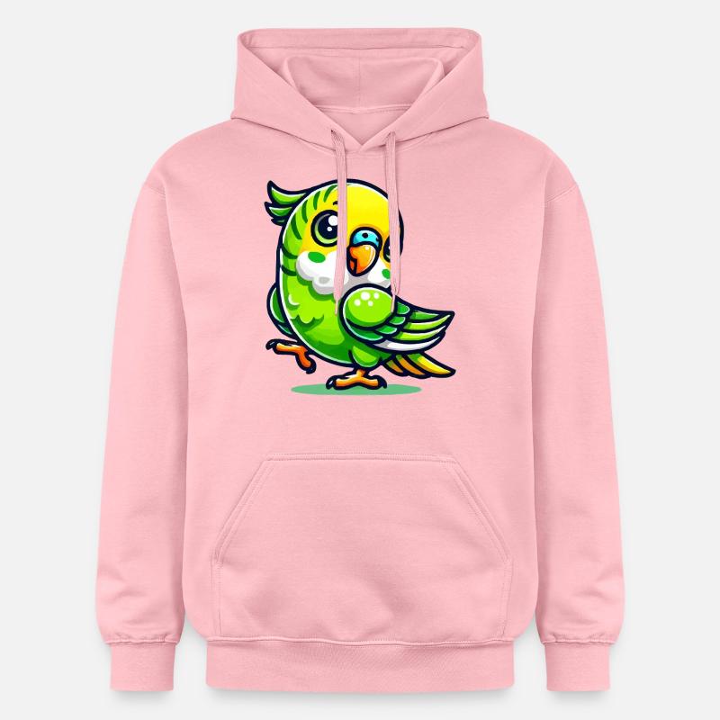 perruche ondulée - Sweat à capuche Softstyle® Gildan Unisexe - rose clair