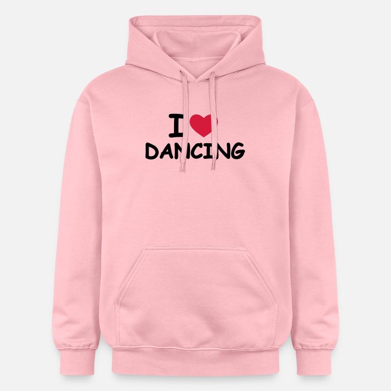 I Love Dancing - Sweat à capuche Softstyle® Gildan Unisexe - rose clair