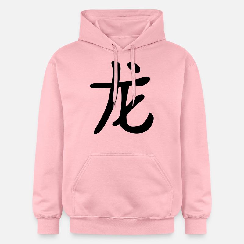 chinese_sign_dragon_1c - Sweat à capuche Softstyle® Gildan Unisexe - rose clair