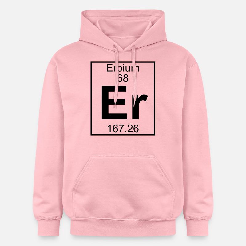 Element 068 - Er (erbium) - Full - Sweat à capuche Softstyle® Gildan Unisexe - rose clair