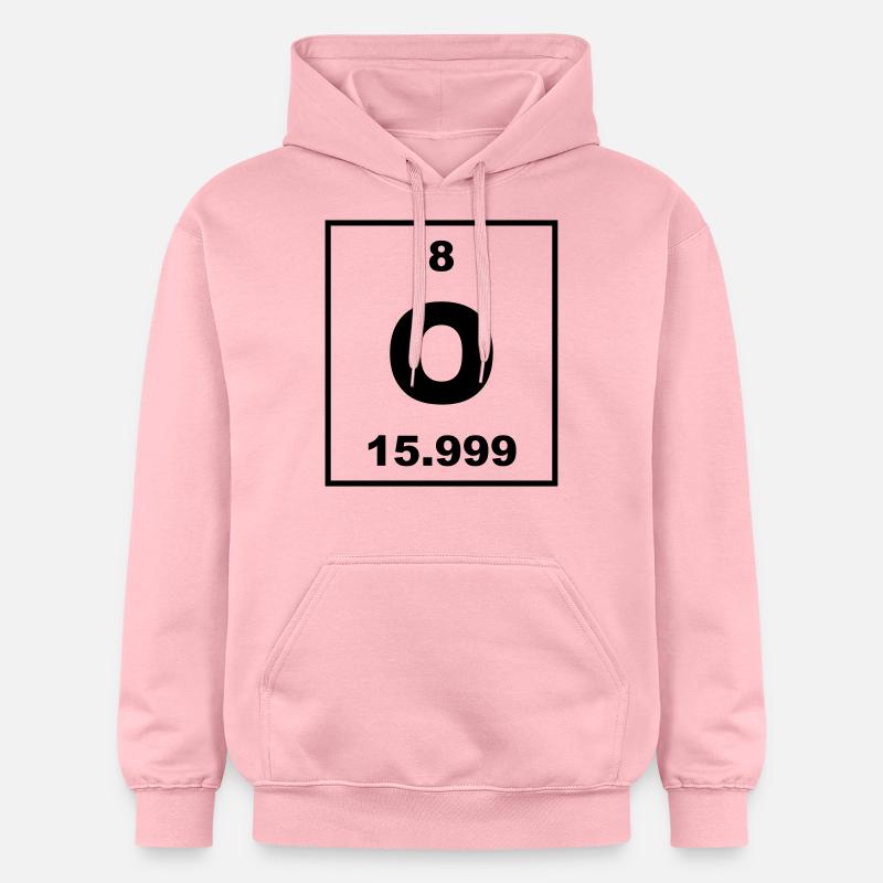 Element 008 - O (oxygen) - Small - Sweat à capuche Softstyle® Gildan Unisexe - rose clair