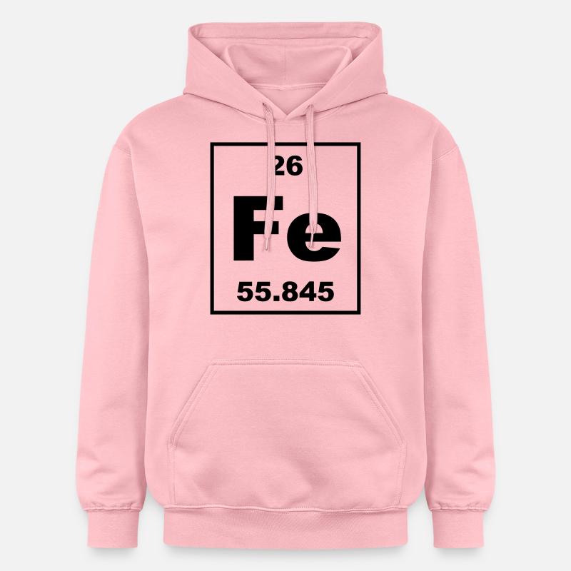 Element 26 - Fe (ferrum) - Small - Sweat à capuche Softstyle® Gildan Unisexe - rose clair