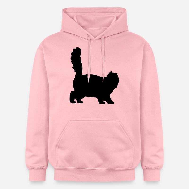 Chat - Sweat à capuche Softstyle® Gildan Unisexe - rose clair