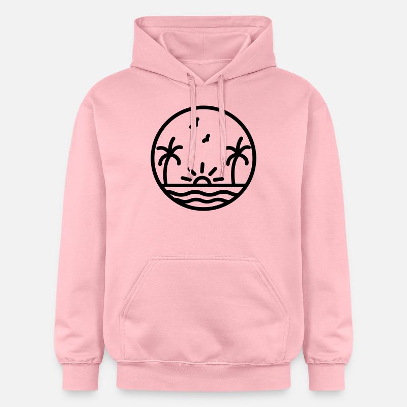 Conception de vacances - Sweat à capuche Softstyle® Gildan Unisexe - rose clair