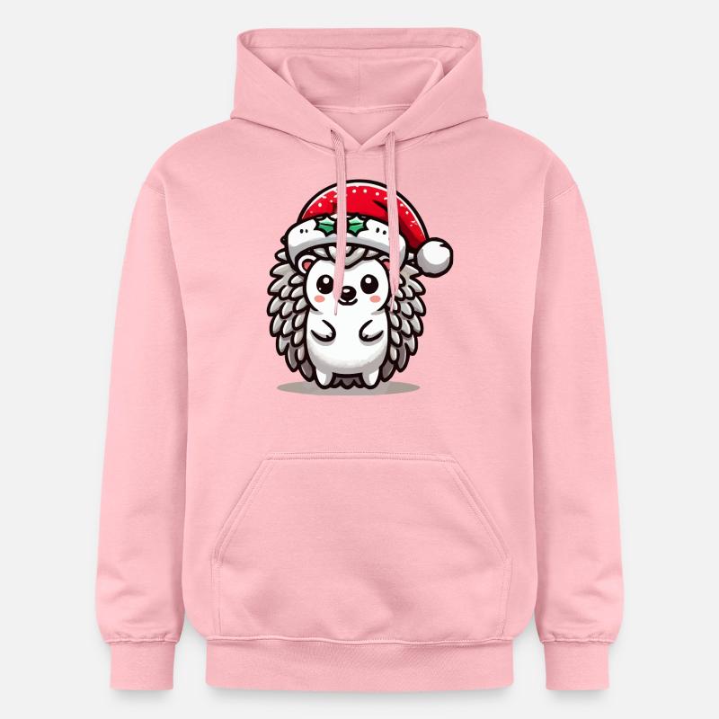 Hérisson - Sweat à capuche Softstyle® Gildan Unisexe - rose clair