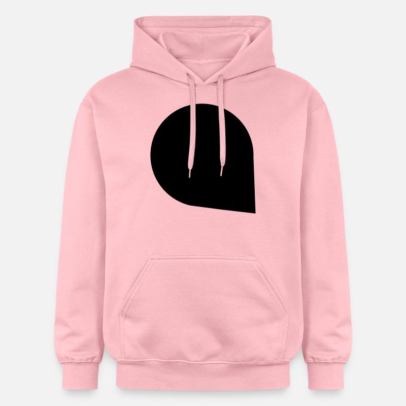 info-bulle Bubble message Discuter - Sweat à capuche Softstyle® Gildan Unisexe - rose clair