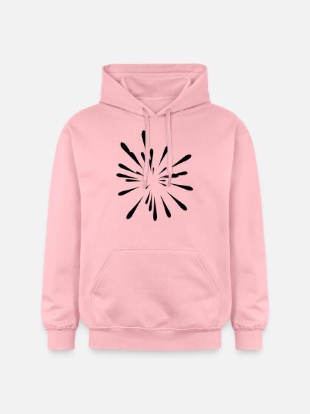 Eklat Stelle Malerei - Gildan Unisex Softstyle® Midweight Hoodie - Hellrosa