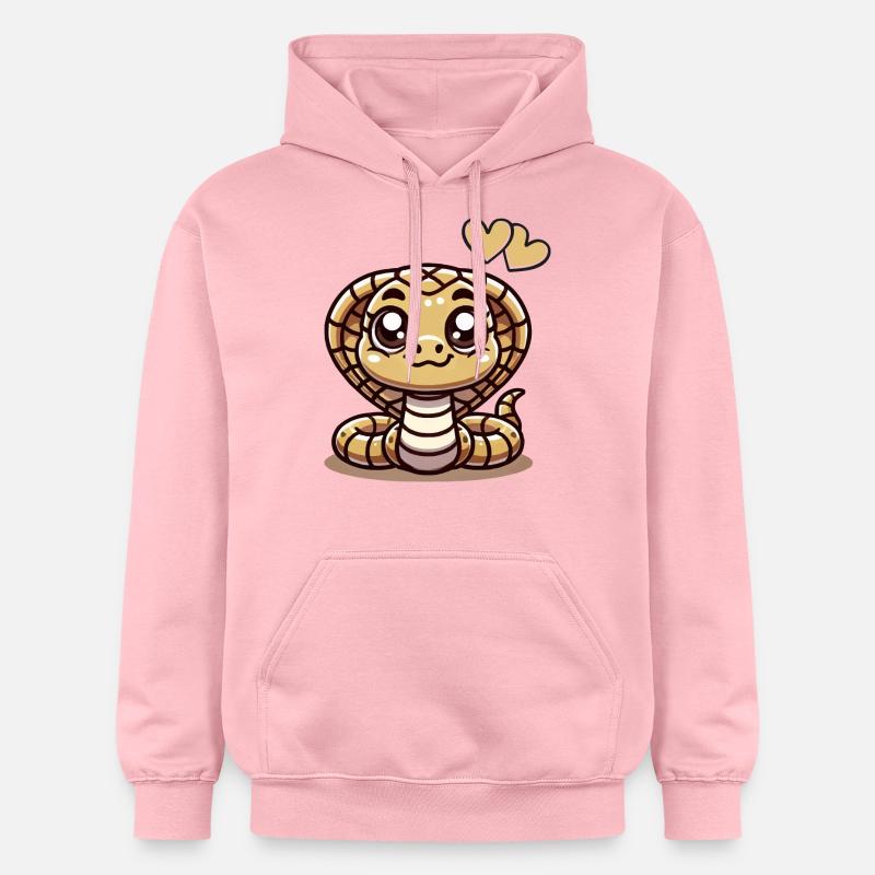 Bande dessinée Cobra Snake - Sweat à capuche Softstyle® Gildan Unisexe - rose clair