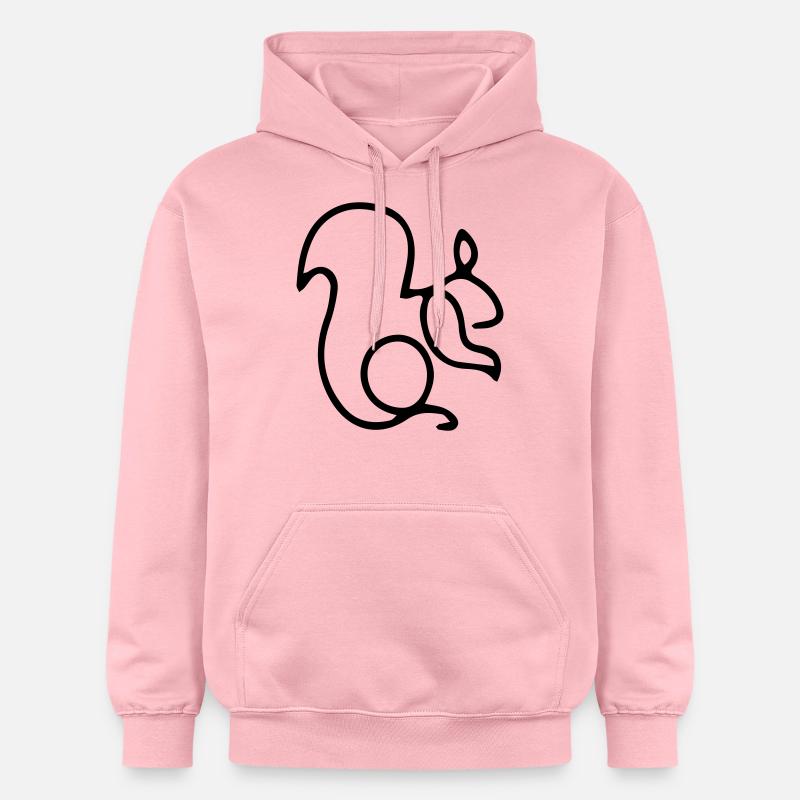 Écureuil onlin - Sweat à capuche Softstyle® Gildan Unisexe - rose clair