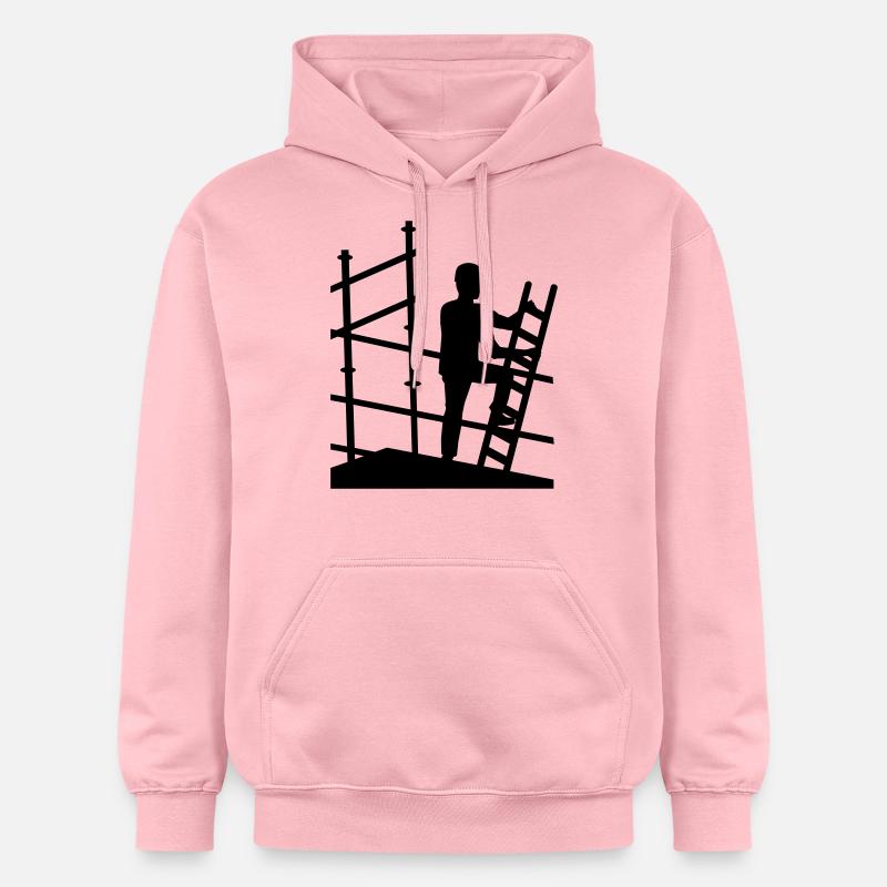 Monteur d'échafaudages - Sweat à capuche Softstyle® Gildan Unisexe - rose clair