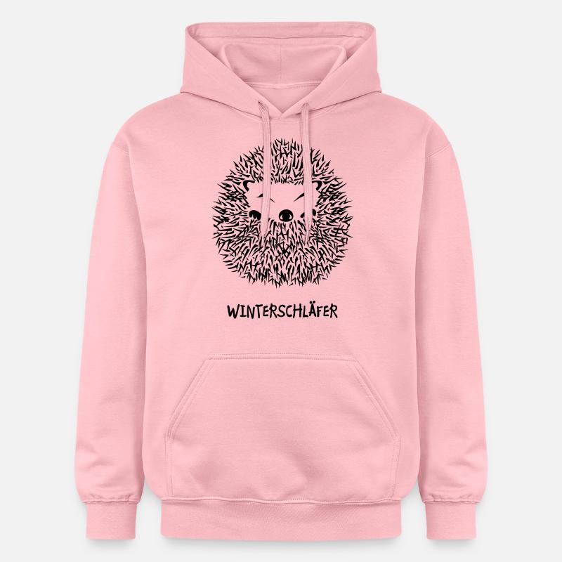 igel winterschlaf winterschläfer müde pennen - Gildan Unisex Softstyle® Midweight Hoodie - Hellrosa