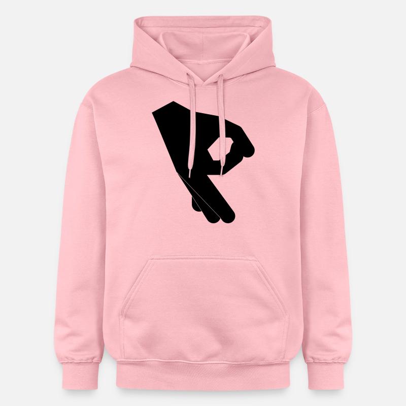 jeu mains - Sweat à capuche Softstyle® Gildan Unisexe - rose clair