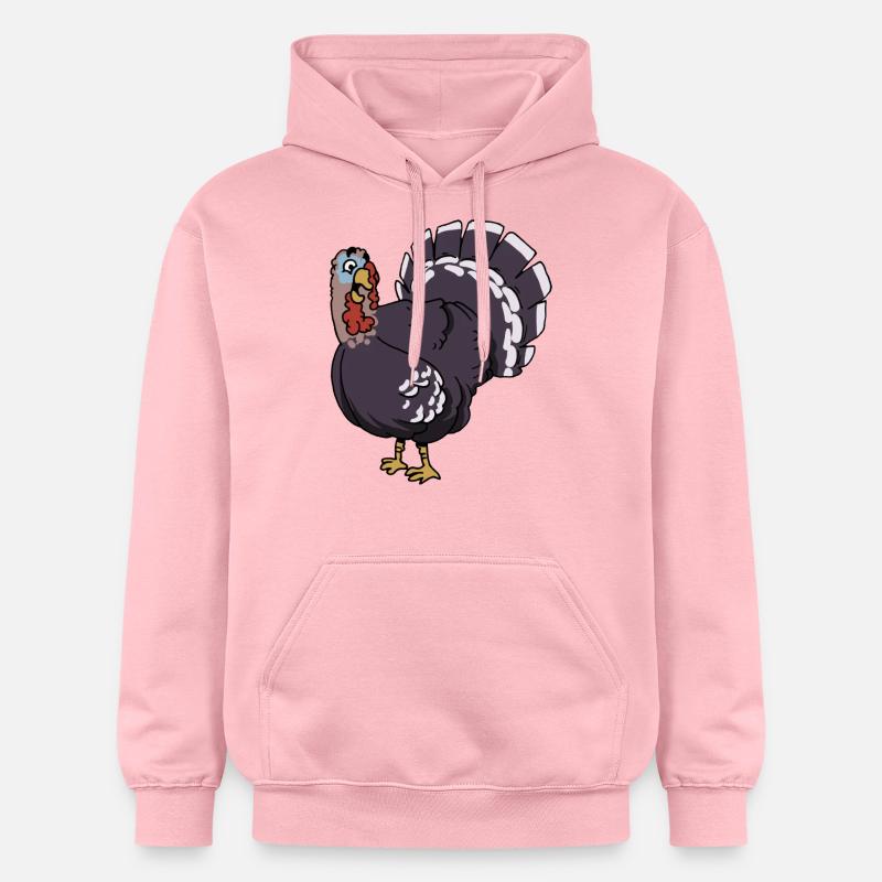 dinthahn din turkeycock gobbler - Sweat à capuche Softstyle® Gildan Unisexe - rose clair