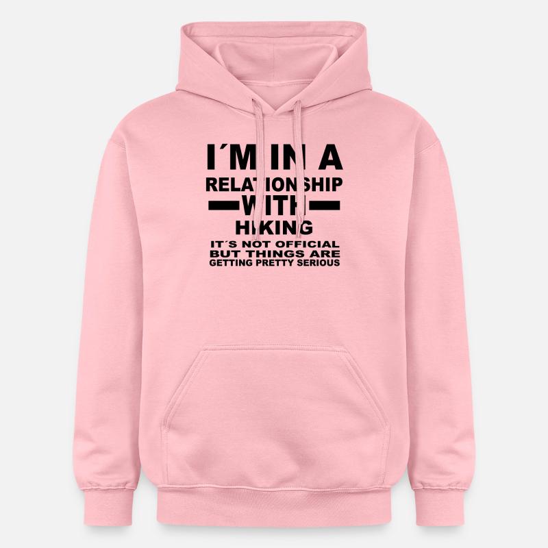 relation avec HIKING - Sweat à capuche Softstyle® Gildan Unisexe - rose clair