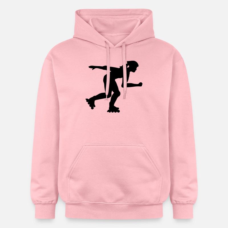 Inline skating - Sweat à capuche Softstyle® Gildan Unisexe - rose clair