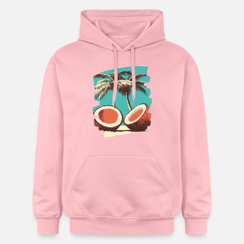 Kokosnuss Noix de - Sweat à capuche Softstyle® Gildan Unisexe - rose clair