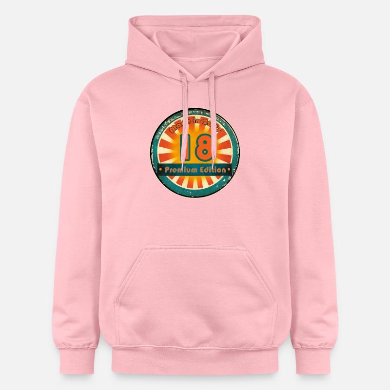18 Anniversaire 2007 - Sweat à capuche Softstyle® Gildan Unisexe - rose clair