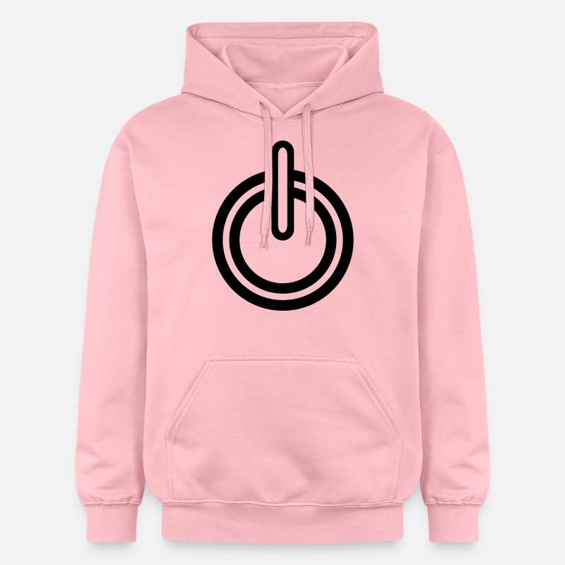 Alimentation Symbole - Sweat à capuche Softstyle® Gildan Unisexe - rose clair