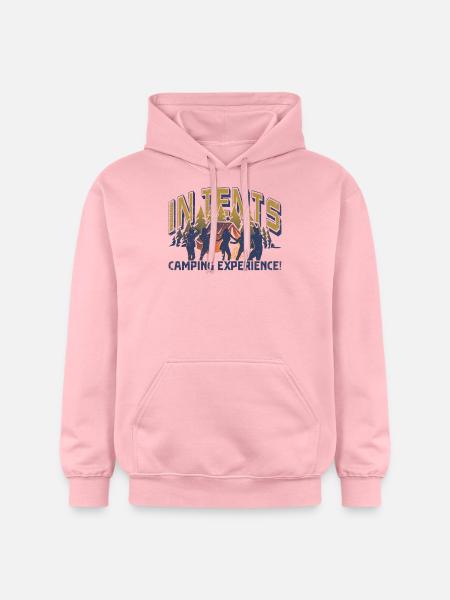 In tents camping experience! - Gildan Unisex Softstyle® Midweight Hoodie - light pink