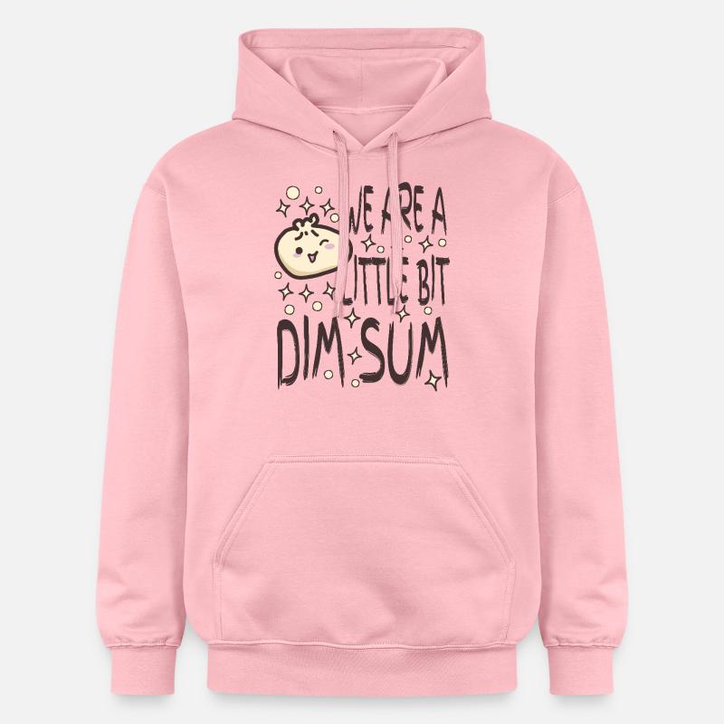 Un peu de dim sum - Sweat à capuche Softstyle® Gildan Unisexe - rose clair