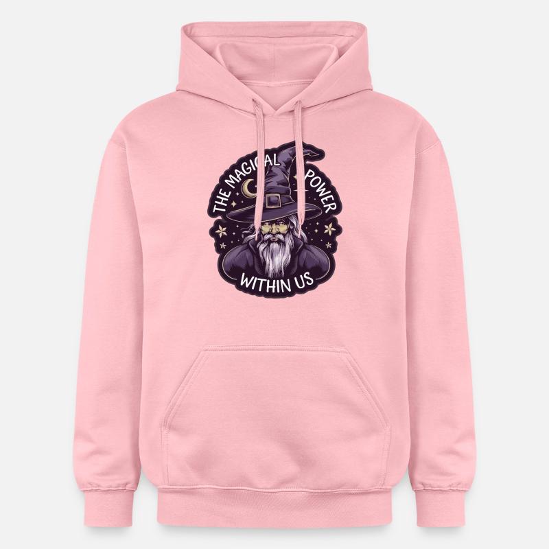 SORCIÈRE - Sweat à capuche Softstyle® Gildan Unisexe - rose clair