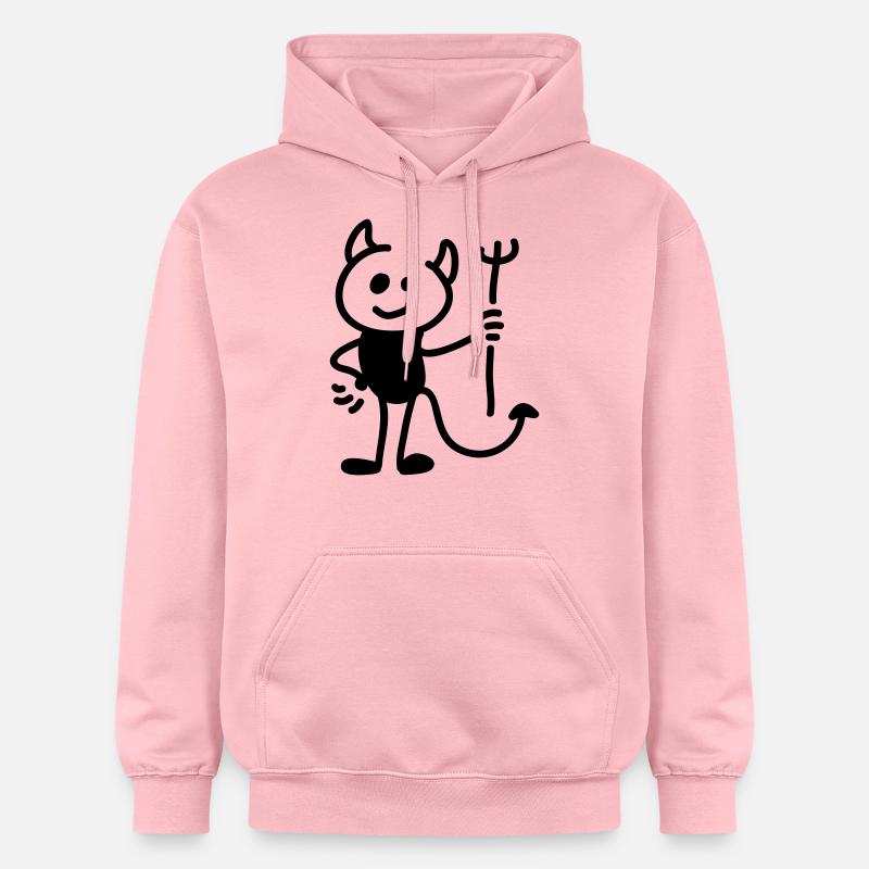 Little Devil - Ligne - Sweat à capuche Softstyle® Gildan Unisexe - rose clair