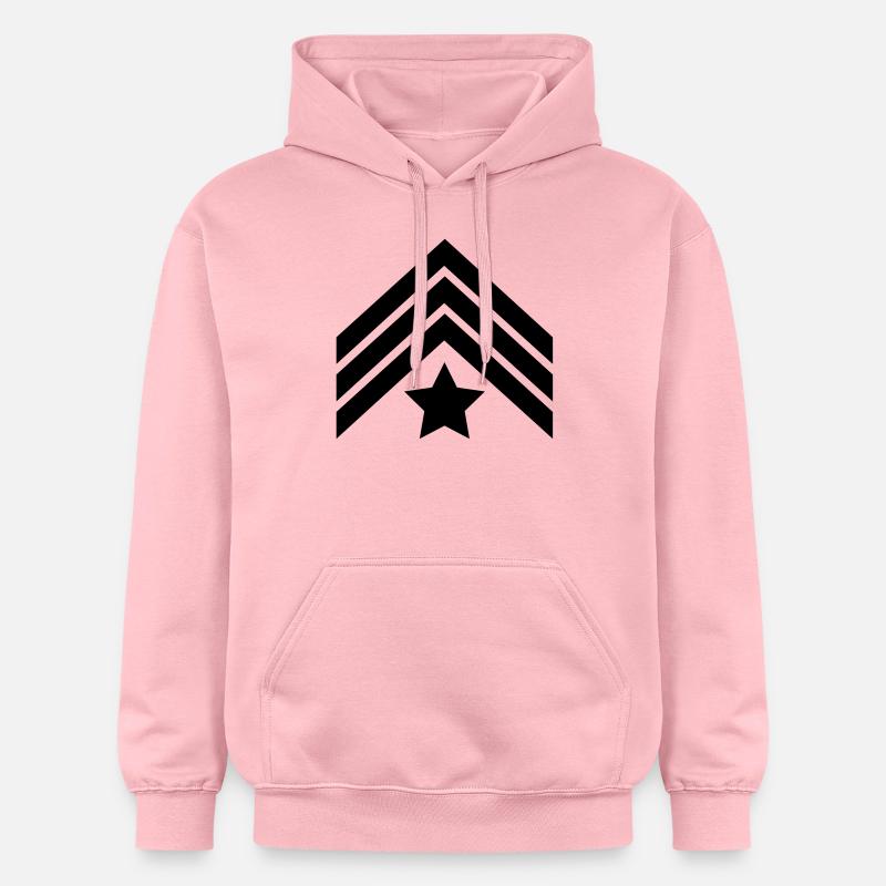 sergeant__f1 - Sweat à capuche Softstyle® Gildan Unisexe - rose clair