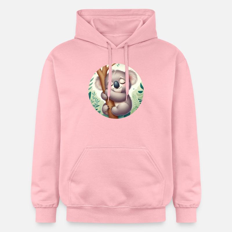 Koala heureux Koala Ours Koala - Sweat à capuche Softstyle® Gildan Unisexe - rose clair