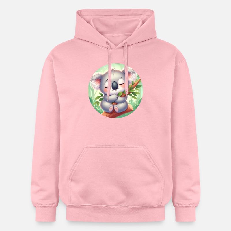 Koala heureux Koala Ours Koala - Sweat à capuche Softstyle® Gildan Unisexe - rose clair